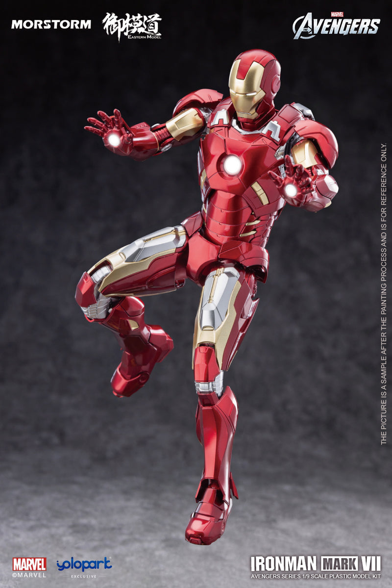Emodel 1/9 Scale Iron Man Mk7 Deluxe Ver. Model Kit
