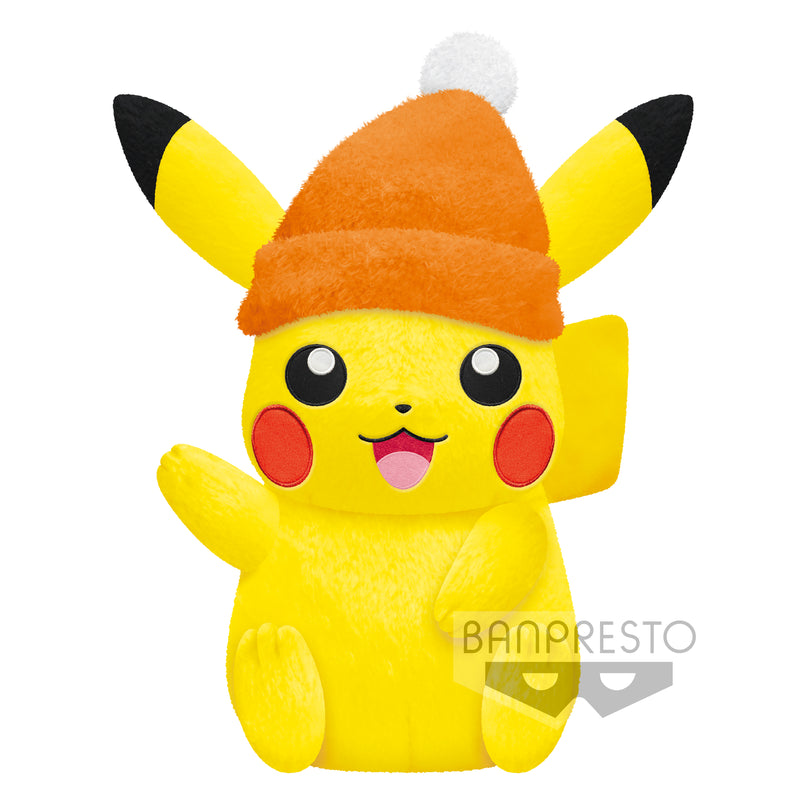 Pokemon "Pikachu" Super Big Plush -Winter Style-