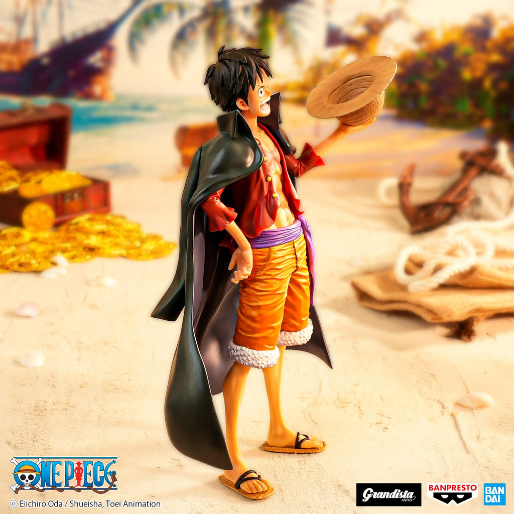 Figurine One Piece - Luffy Wanokuni II Manga Dimensions King Of Art