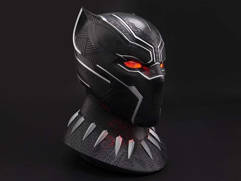 Killerbody 1:1 Black Panther Life Size Wearable Helmet w/Display Stand, Eye Lights & Touch Control System