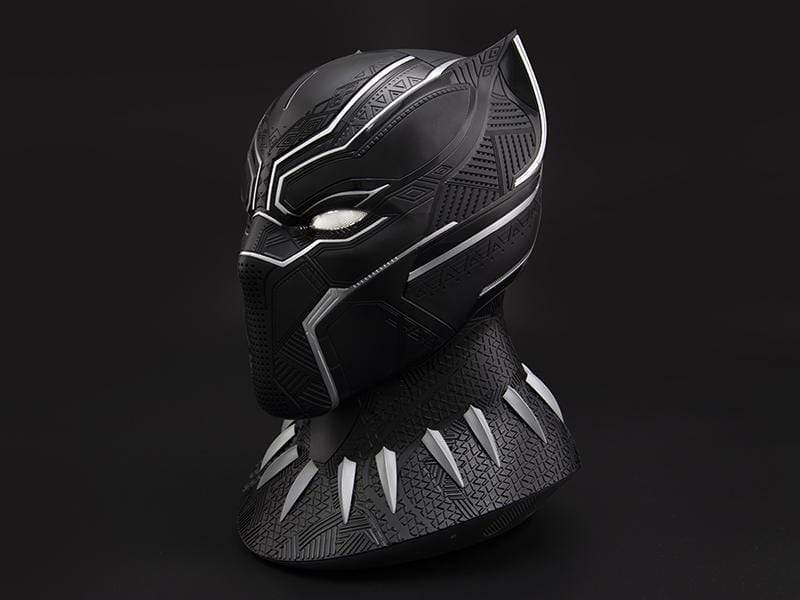 Killerbody 1:1 Black Panther Life Size Wearable Helmet w/Display Stand, Eye Lights & Touch Control System