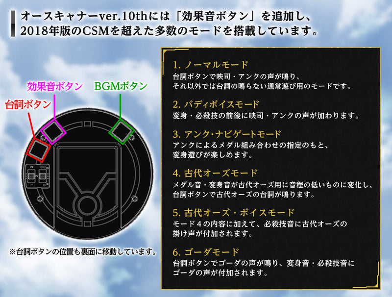 Kamen Rider OOO Complete Selection Modification OOO Driver ver.10th