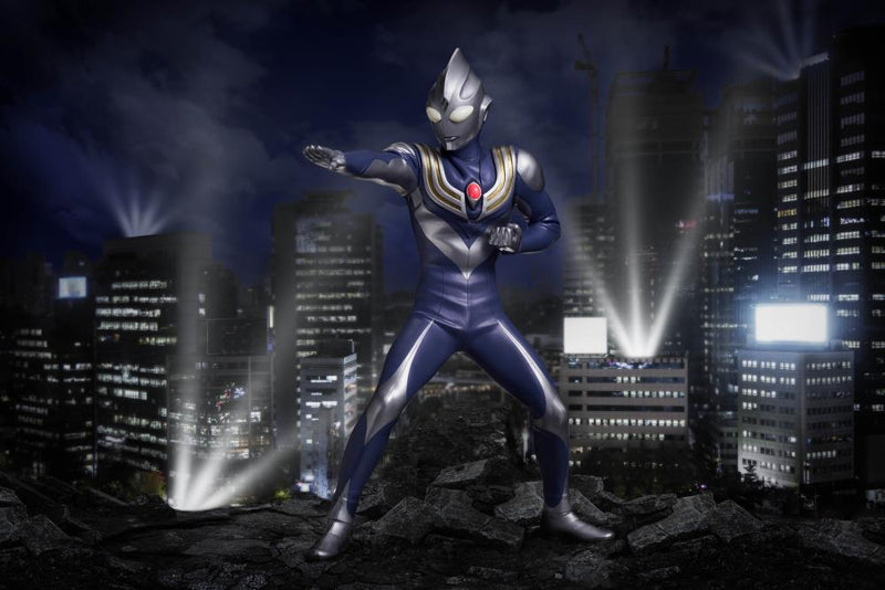 Ultraman Tiga Hero's Brave Statue Figure Ultraman Tiga(Sky Type) Night Color Edition
