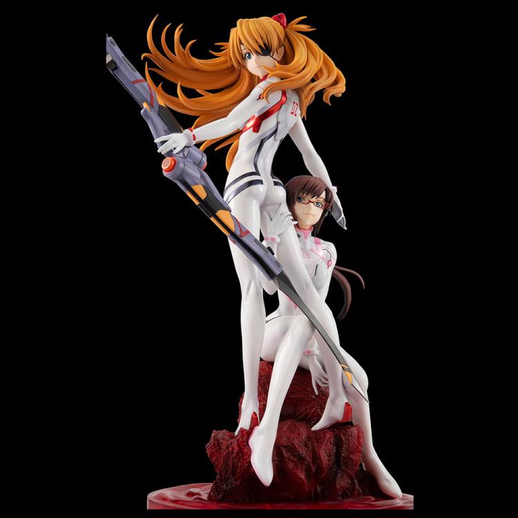 Megahouse Precious G.E.M. Rebuild of Evengelion Shikinami Asuka Langley & Makinami Mari Illustrious Figure