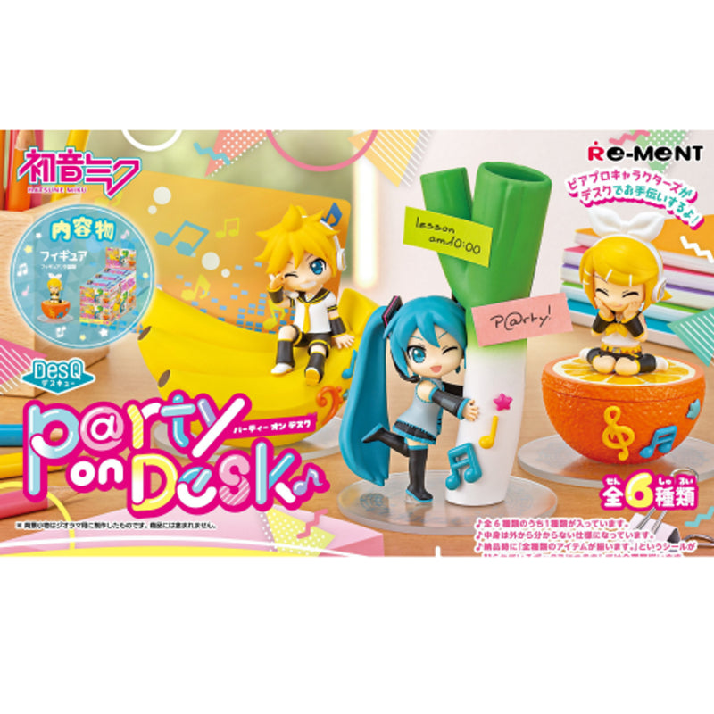 Re-Ment Hatsune Miku Party on Desk Single Pcs