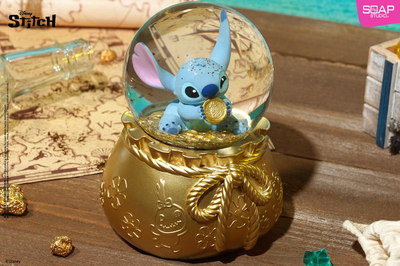 Soap Studio - Disney Stitch Coin Treasure Hunt Party Snow Globe