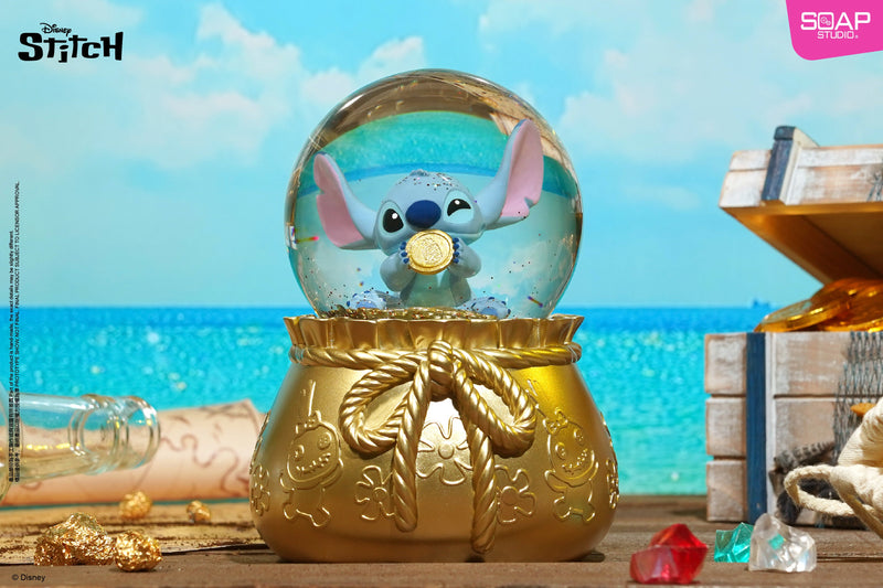 Soap Studio - Disney Stitch Coin Treasure Hunt Party Snow Globe
