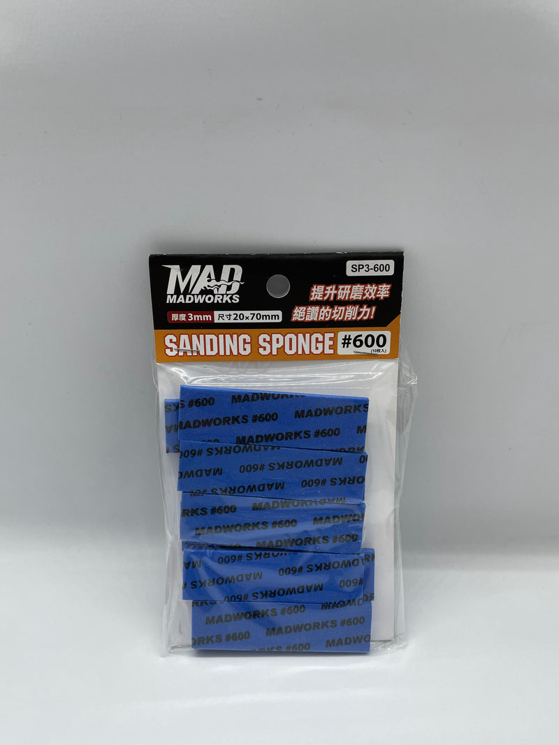Madworks - Sanding Sponge 2mm, 3mm, 5mm Thickness