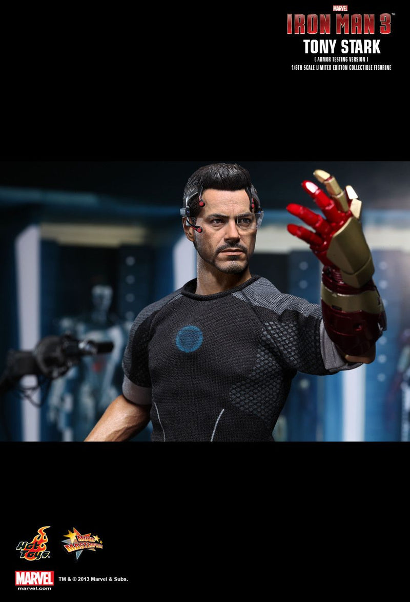 Hot Toys MMS191 Iron Man 3: Tony Stark (Armor Testing Version) 1/6th Scale Limited Edition Collectible Figurine