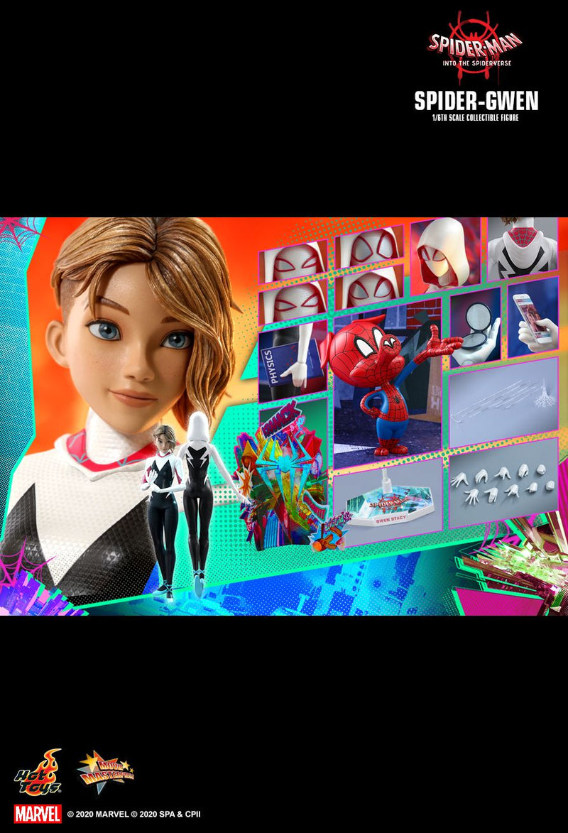 Hot Toys MMS576 Spider-Man: Into the Spider Verse Spider Gwen 1/6th Scale Collectible Figure