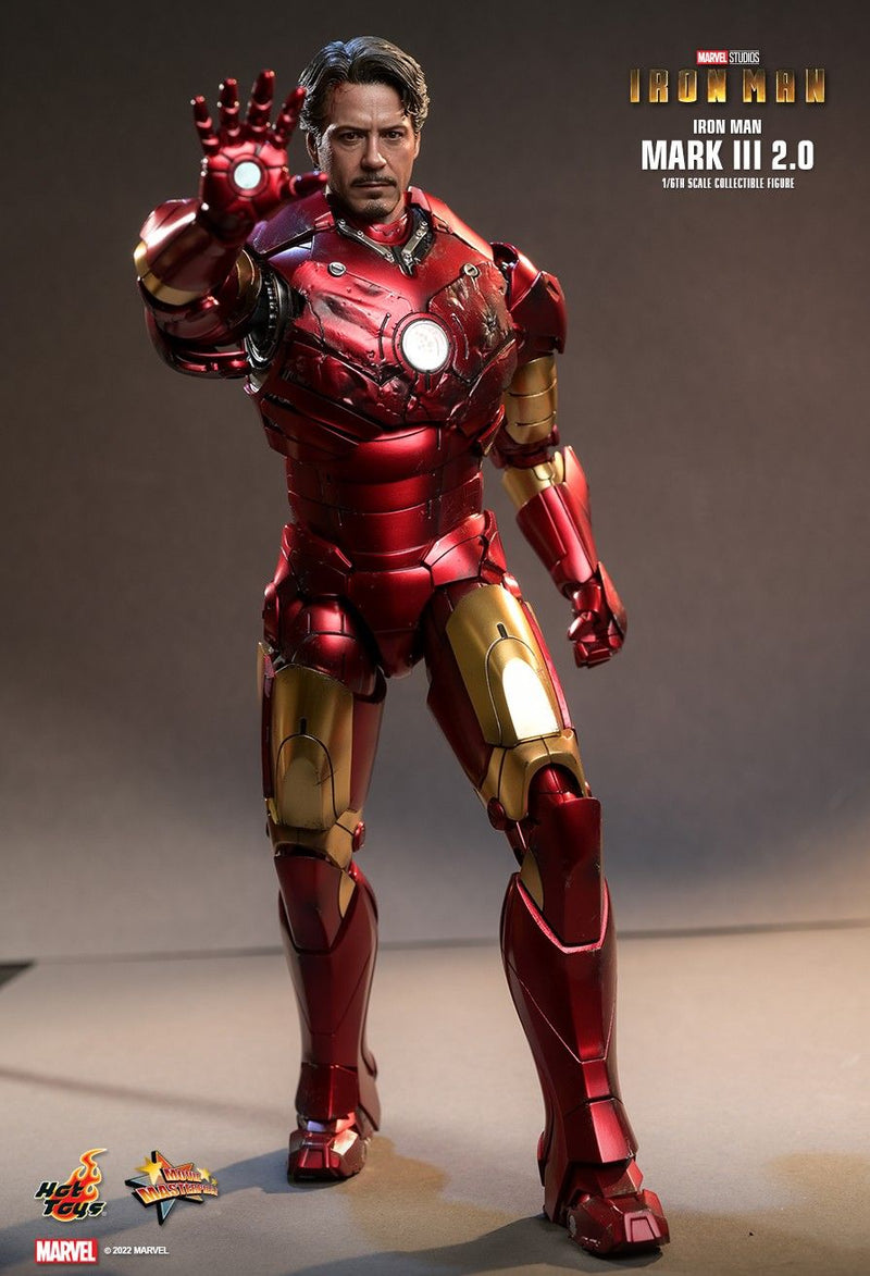 Hot Toys MMS664D48 Iron Man 1/6 Scale Iron Man Mark III (2.0) Collectible Figure