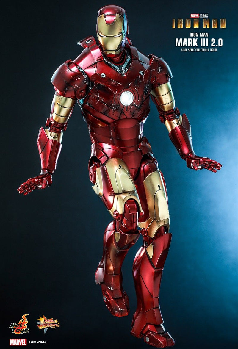 Hot Toys MMS664D48 Iron Man 1/6 Scale Iron Man Mark III (2.0) Collectible Figure