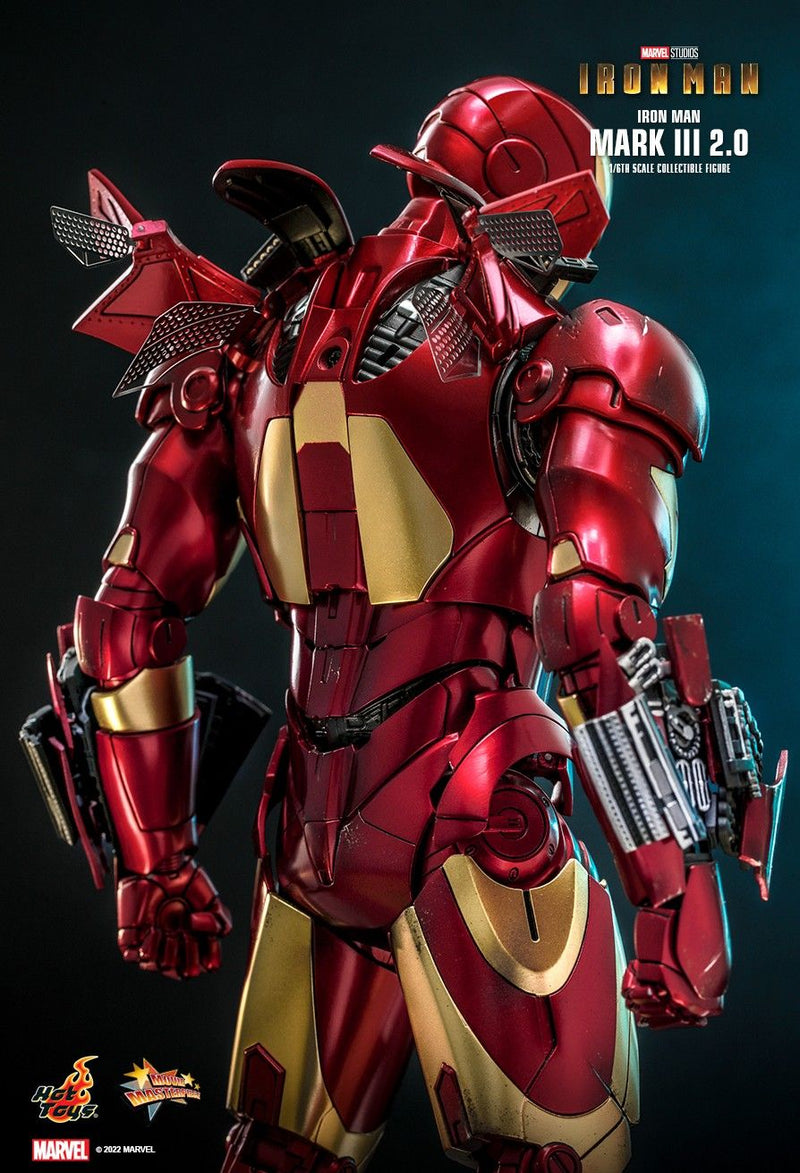 Hot Toys MMS664D48 Iron Man 1/6 Scale Iron Man Mark III (2.0) Collectible Figure