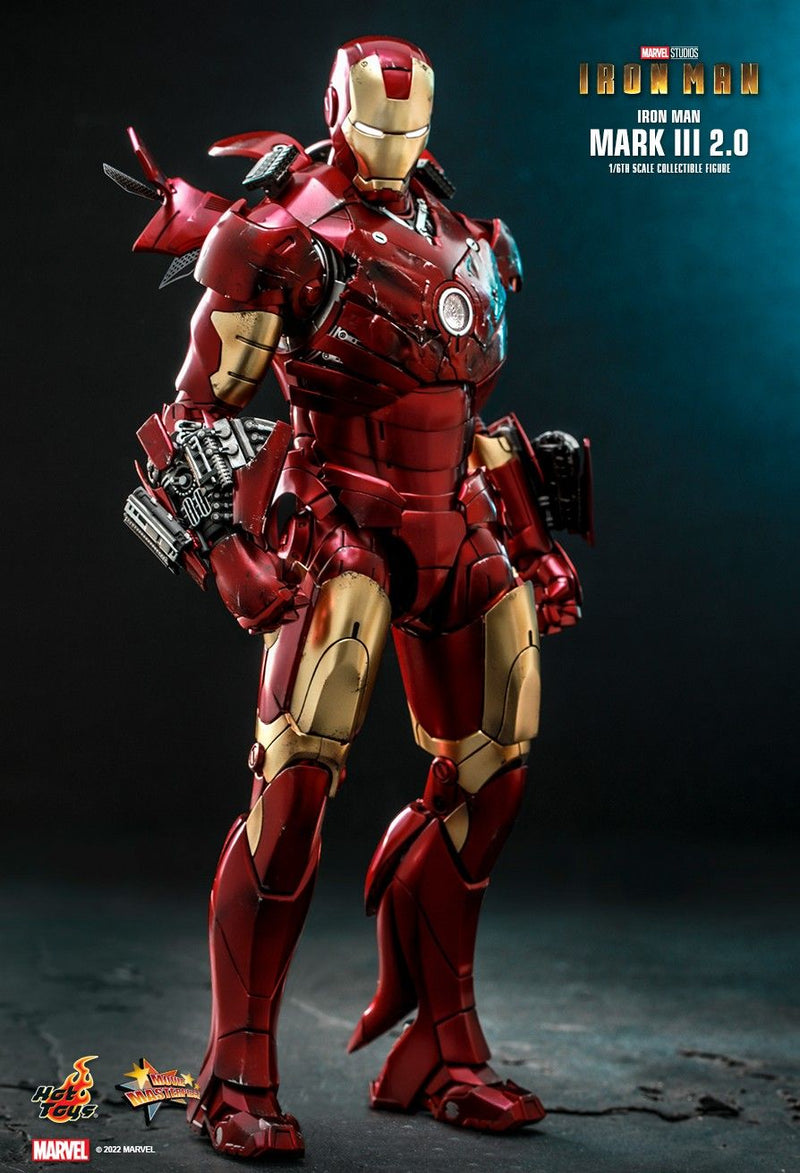 Hot Toys MMS664D48 Iron Man 1/6 Scale Iron Man Mark III (2.0) Collectible Figure