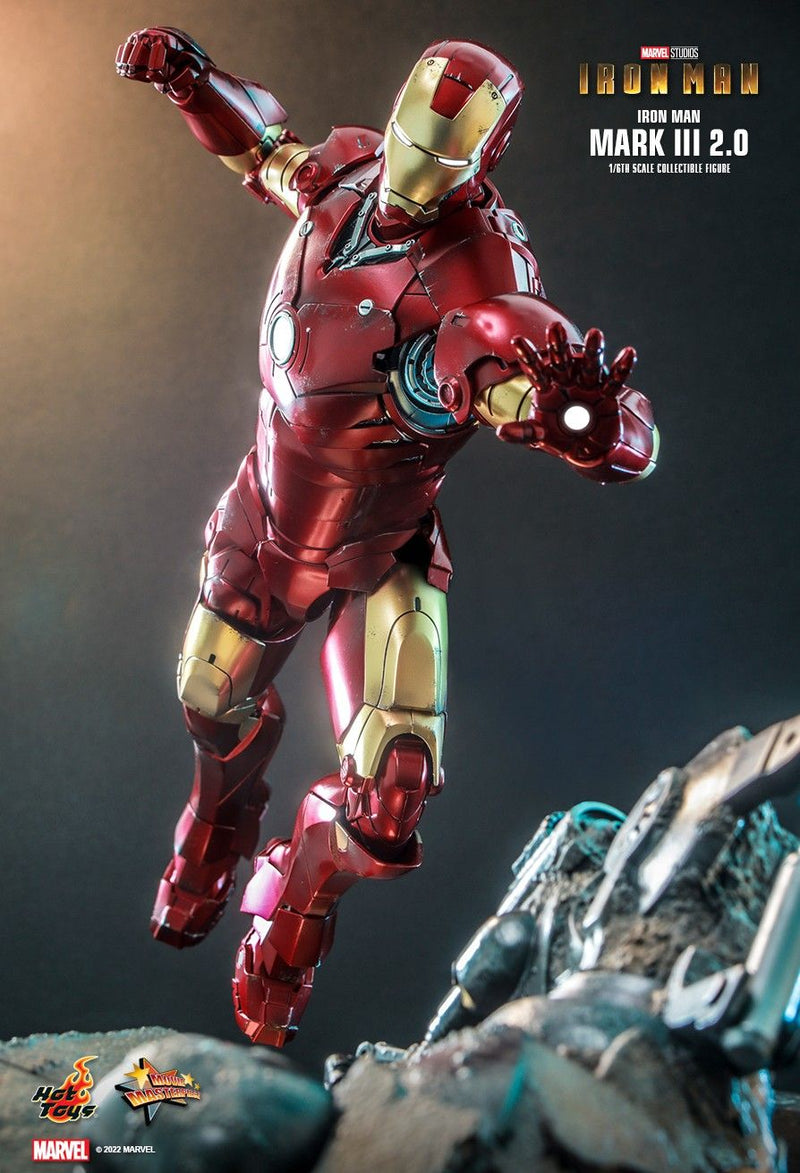 Hot Toys MMS664D48 Iron Man 1/6 Scale Iron Man Mark III (2.0) Collectible Figure