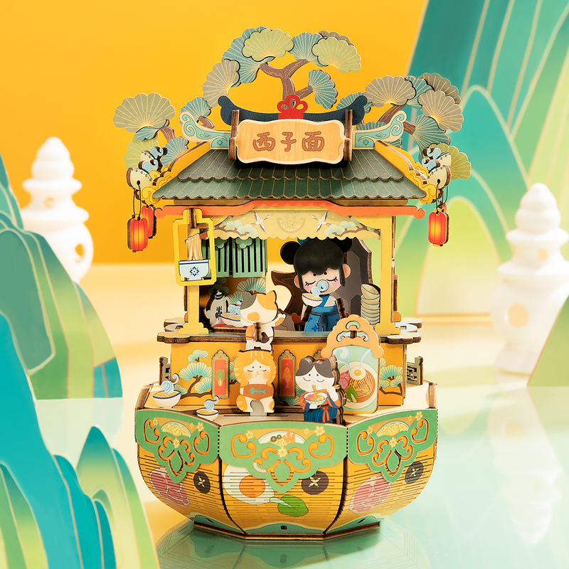 Rolife - DIY Miniature House Music Box The Noodle Shop 西子面