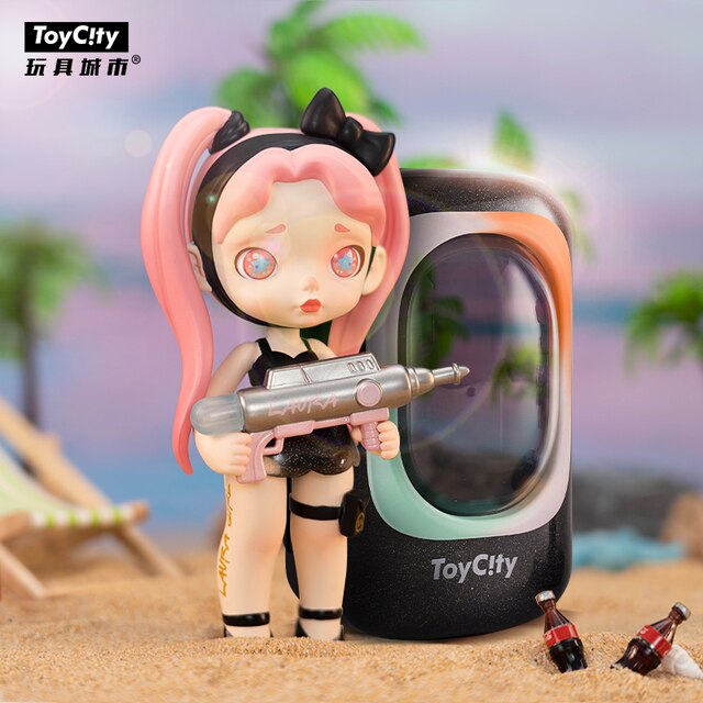 Toy City Space Capsule Laura Girl Pool Fight