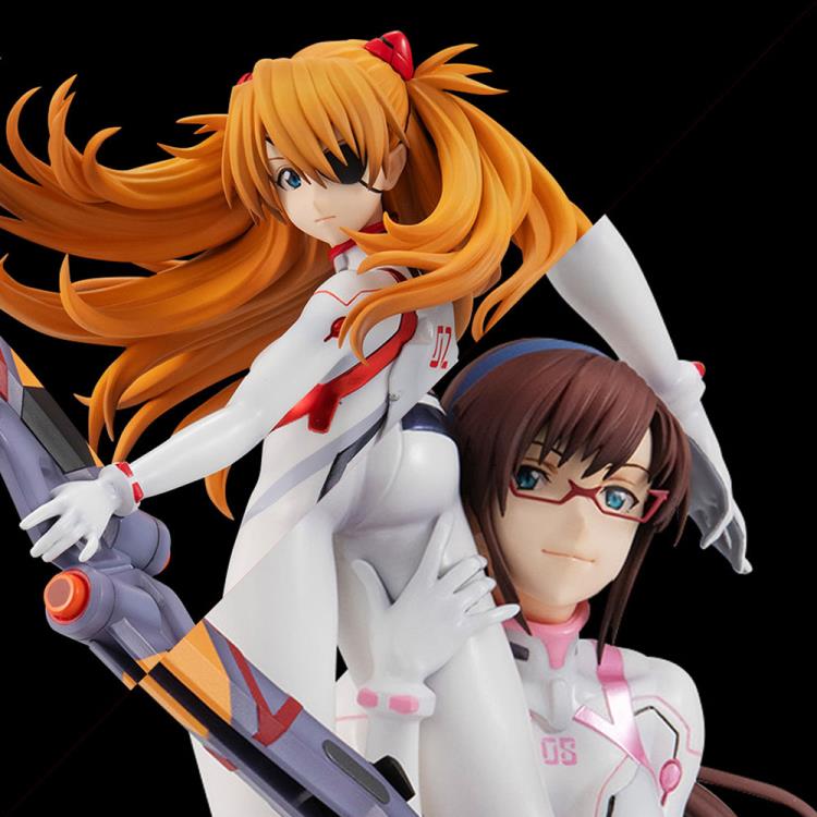 Megahouse Precious G.E.M. Rebuild of Evengelion Shikinami Asuka Langley & Makinami Mari Illustrious Figure