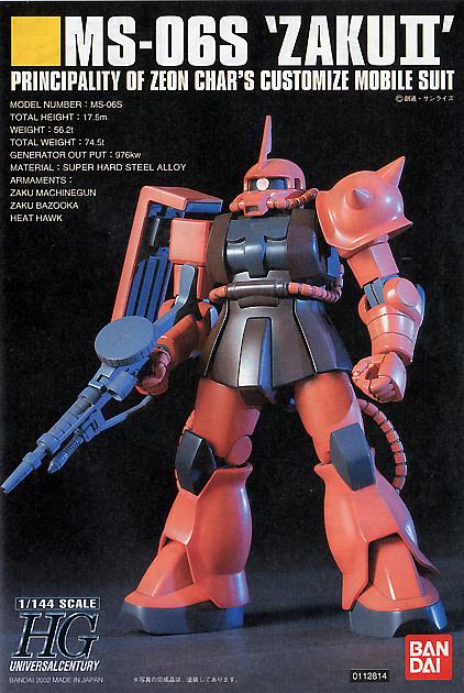 HGUC 1/144 MS-06S Zaku II