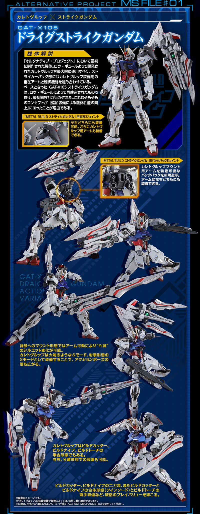 Gundam Metal Build Caletvwlch Option Set