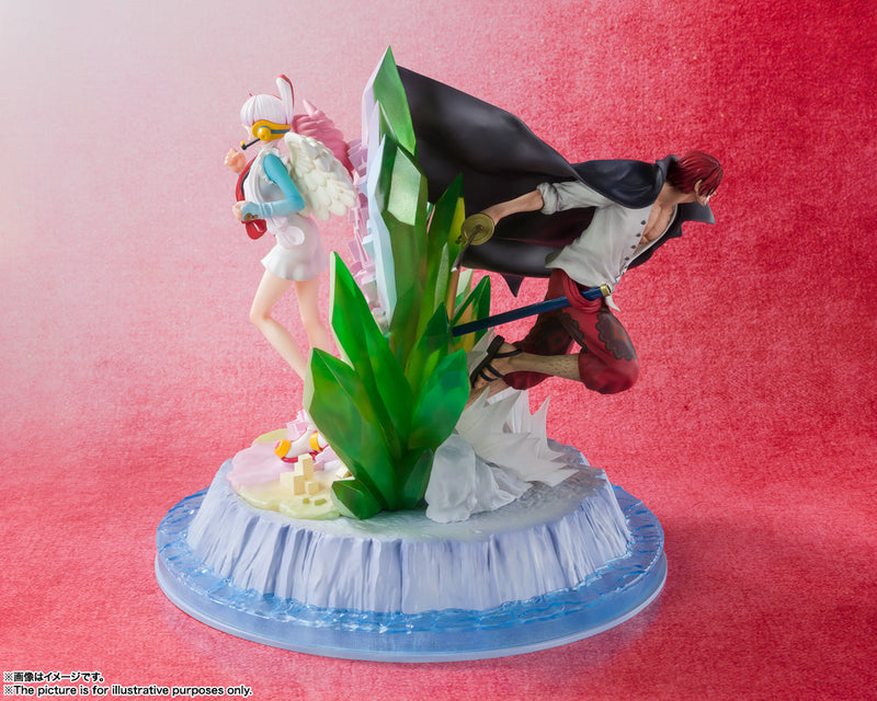 One Piece FiguartsZERO [Extra Battle] Shanks and Uta ONE PIECE FILM RED Ver.-